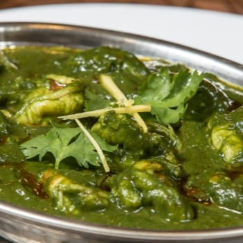 Fish Saag (Salmon).