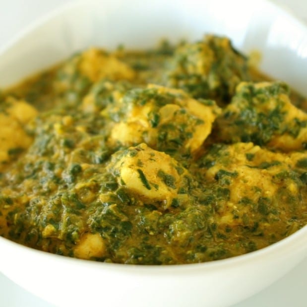 Saag Paneer.