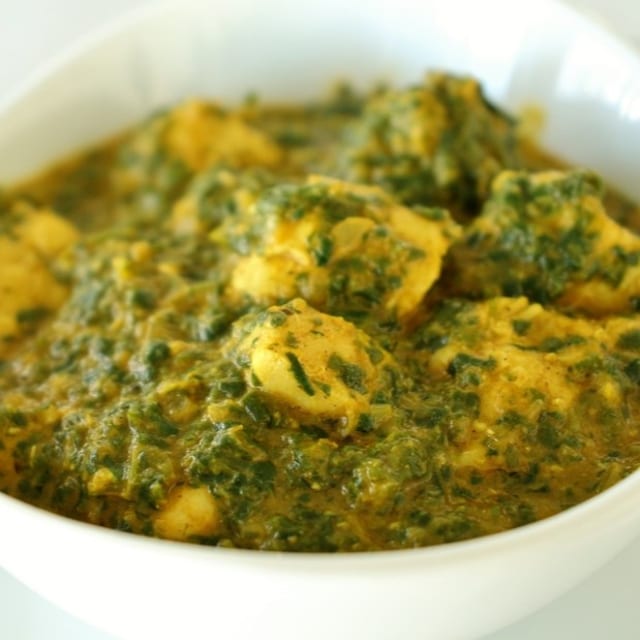 Saag Paneer.
