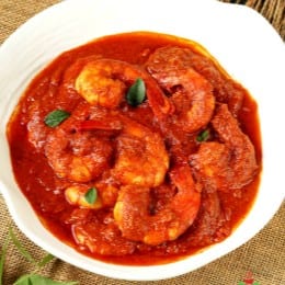 Shrimp Vindaloo.