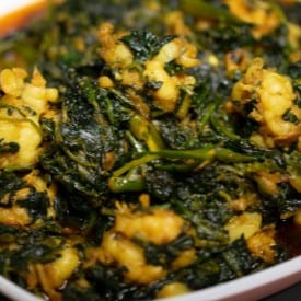 Shrimp Saag.